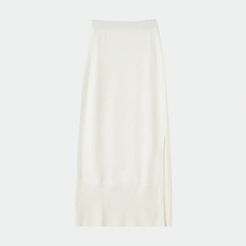 white knit long skirt (copy)