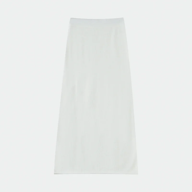 beige straight leg knit pants (copy)