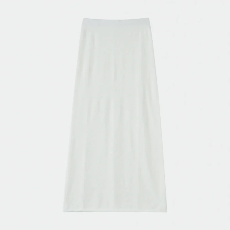 beige straight leg knit pants (copy)