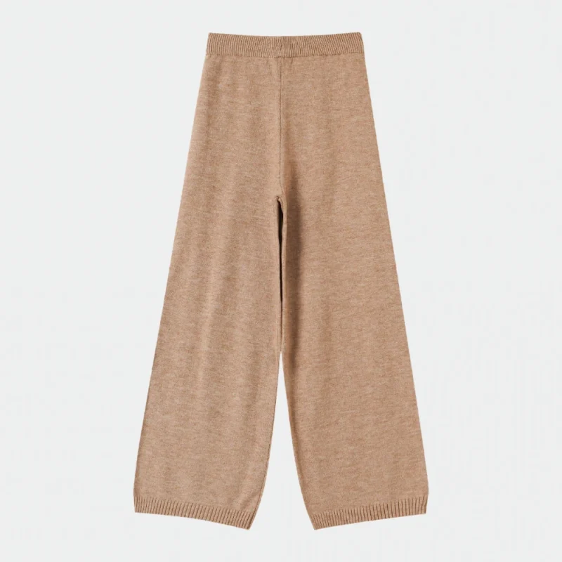 beige straight leg knit pants (copy)