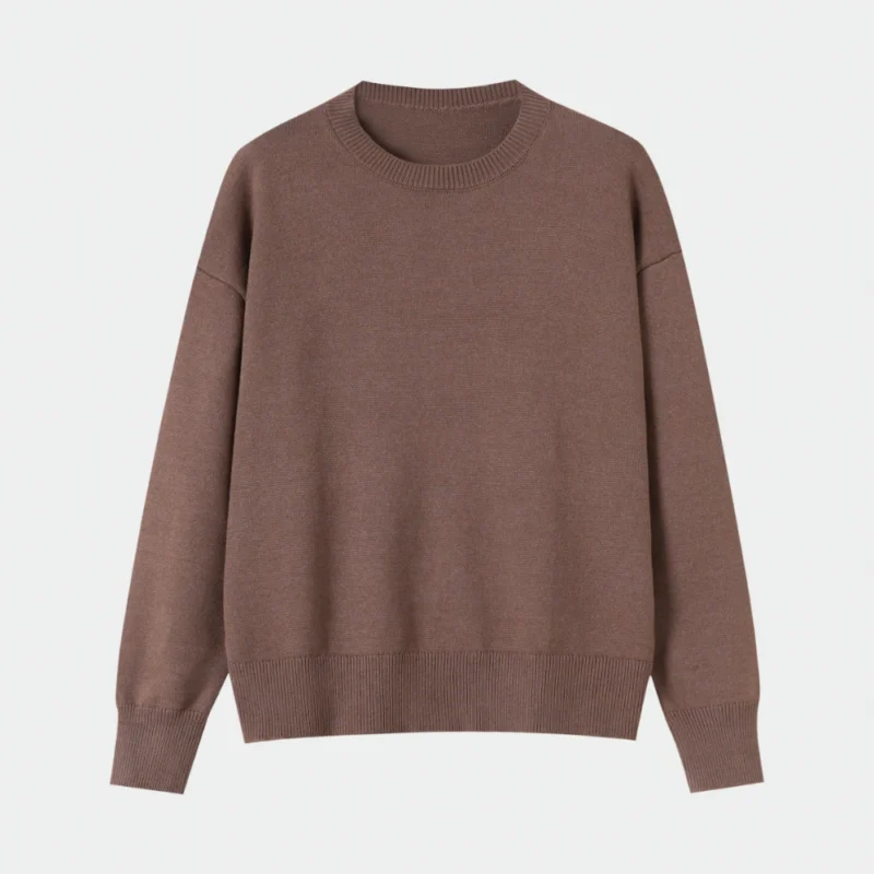 light grey pointelle sweater (copy)