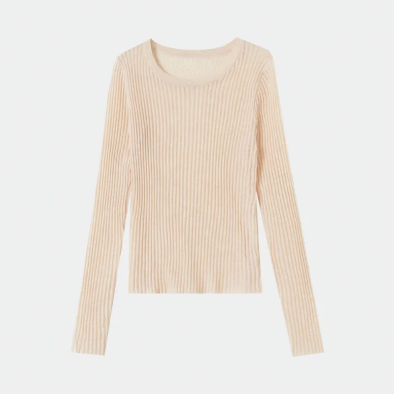 dark brown sheer knit top (copy)