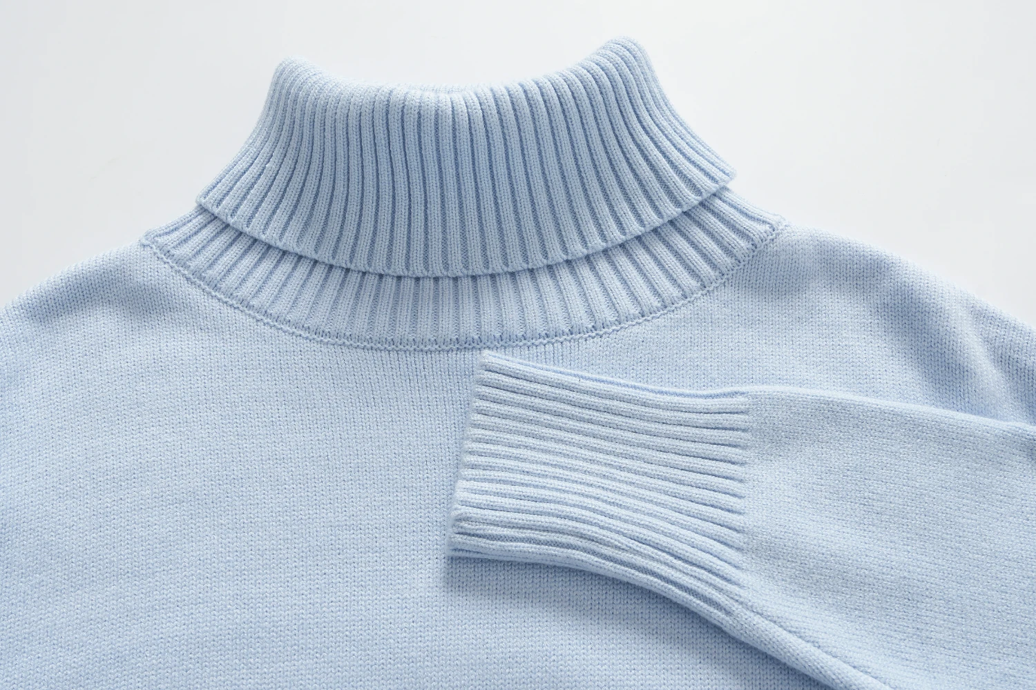 light blue cable knit sweater (copy)