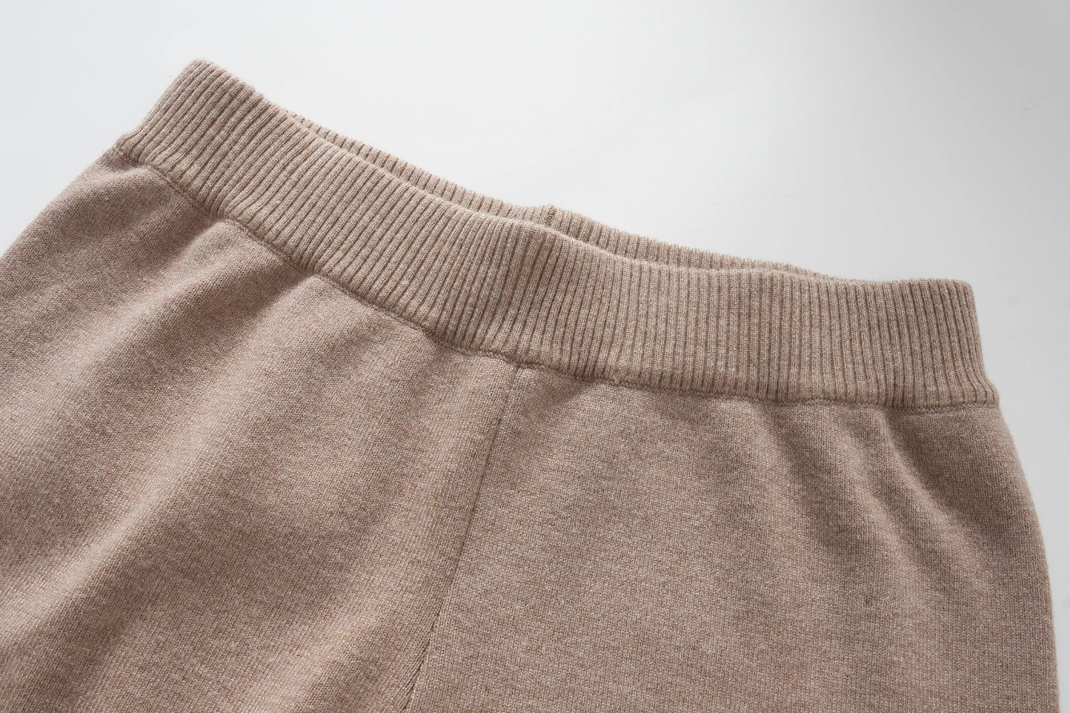 taupe knit polo top (copy)