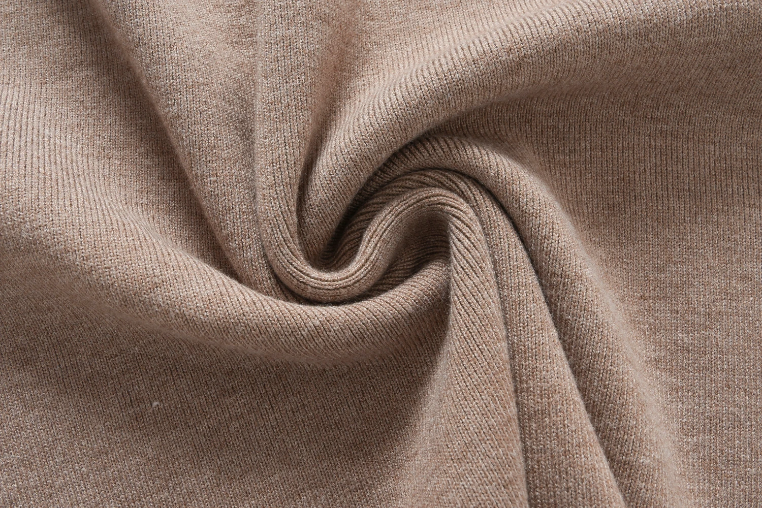 taupe knit polo top (copy)