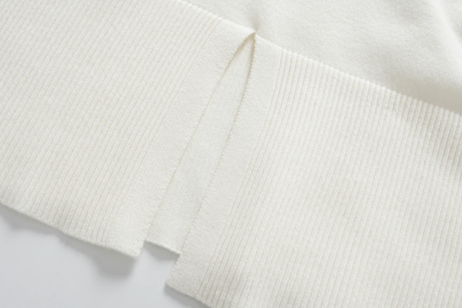 white off shoulder ribbed sweater (copy)