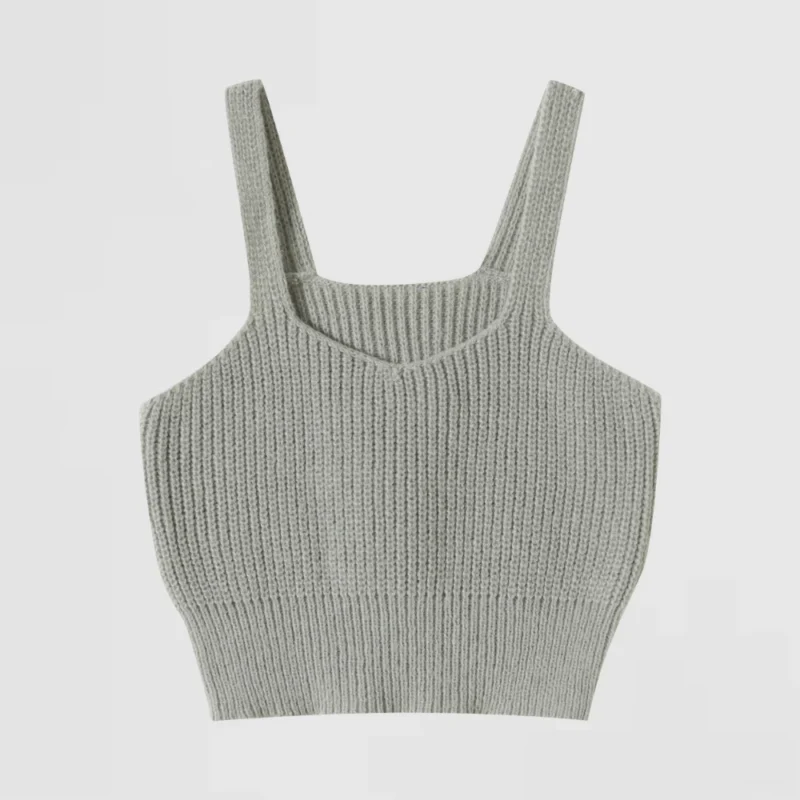 light beige ribbed knit top (copy)