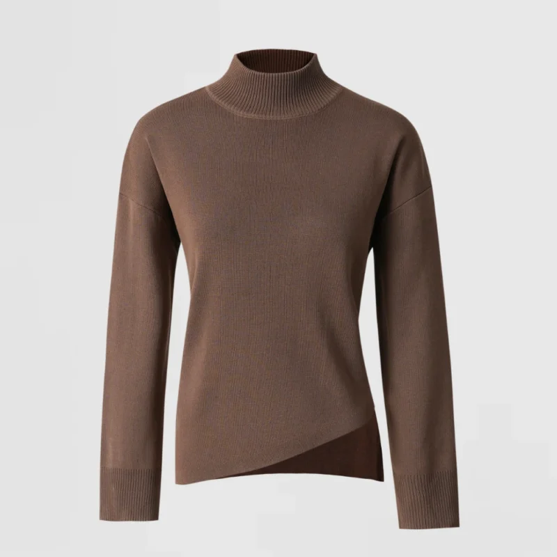 chocolate off shoulder knit top (copy)