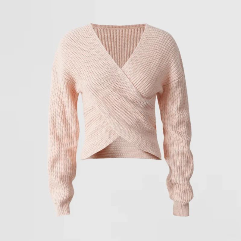 oatmeal off shoulder knit top (copy)