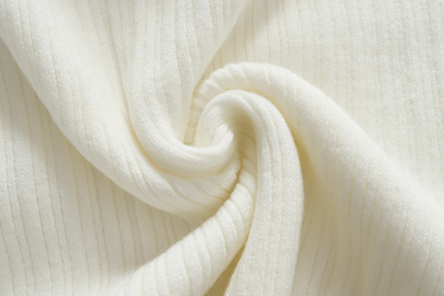 white fuzzy v neck sweater (copy)