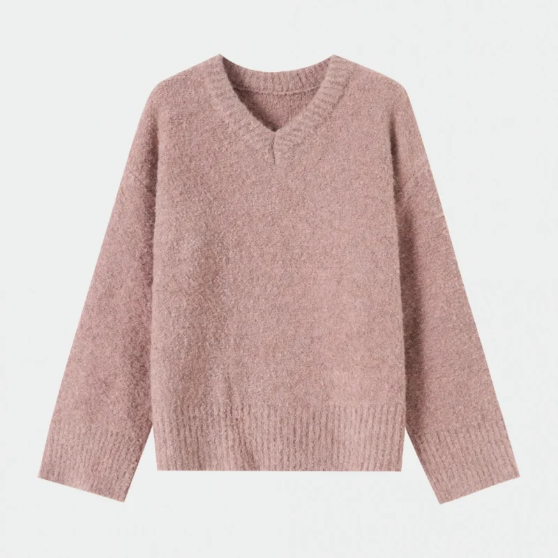 pink round neck sweater (copy)