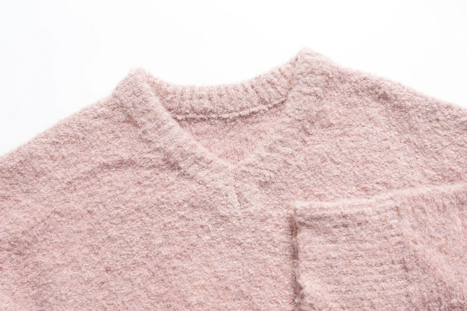 pink round neck sweater (copy)
