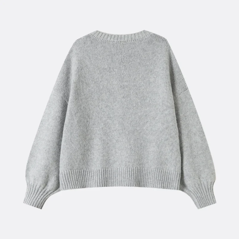 cream textured knit cardigan (copy)